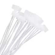 100Pack Zip Ties Write on Ethernet RJ45 RJ12 Wire Power Cable Label Mark Tags