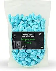 Tummy Pops | Mint Candy Chocolates Pack | Peppermint Toffee Packet - 950 GM Stand Up Pouch