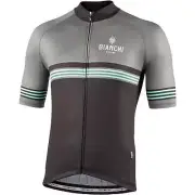 Bianchi Milano Prizzi Men's Cycling Jersey (Black / Olive) S, M, L
