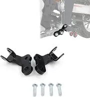 Xitomer Rearward Foot peg Lowering Kit Fit for DR650 1996-2016 2017 2018 2019 DR650 2020 2021 2022 2023 2024 DR650, Motorcycle Foot Peg Lowering Plates Rearward