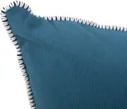James Allan HEOF92645 Sensibility 20" x 20" Polyester and Rolefin - Turquoise