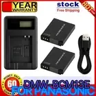 2 Battery +Slim LCD Charger For Panasonic Lumix DMC-FT5 DMC-FT5A DMC-FT6 DMC-FT7
