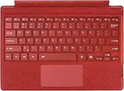 Surface Keyboard Pro 3/4/5/6/7 Bt 5.1 Colourful Backlit Magnetic Slim 10M Design for Surface Pro Keyboard Red