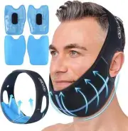 Wisdom Teeth Ice Pack Head Wrap with 3D Sewing Jaw Ice Pack for Face Oral Surger