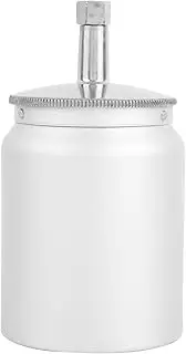 Respicefinem KP 430S 600CC Aluminum Alloy Paint Spray Gun Pot Pneumatic Sprayer Cup Replacements Accessories with Smooth Surface Lightweight and Convenient One Hand Operation