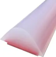 1/2" High Collapsible Shower Threshold Water Dam Barrier 78" Shower Water Stopper Barrier Shower Splash Guard Walk In Shower Water Guard Suitable For Bathrooms Kitchens Block Water Flow Translucent