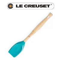 在飛比找PChome24h購物優惠-LE CREUSET-耐熱矽膠V鏟杓(加勒比海藍)