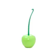 Creative toilet brush cherry toilet brush plastic toilet brush set Green white brush head