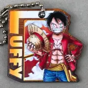 Bandai One Piece Monkey D. Luffy Fine Arts Collection 3D Anime Keychain Japan