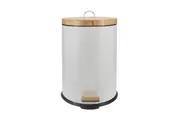 White Magic Eco Basics Rubbish Bin 20L White