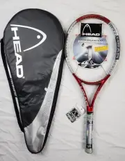 VTG NOS Head Liquidmetal 1 Tennis Racket 4 0/8" Unstrung 110 Sq In OS W/Cover