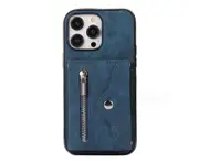 J31 PU Leather Zipper Phone Case organ Card Insert Phone Case for iPhone 14 Plus 6.7 inch