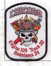 Illinois - Chicago Engine 109 Truck 32 Ambulance 34 IL Fire Dept Patch