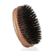 BRUSHZOO Beard Brush, Black Walnut Beard Brush for Men Facial Hair Styling, 1...