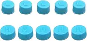 Car A/C Valve Core Caps, Leakproof Air Conditioning System Seal Kit, R134a Air Conditioning Repair System Charging Port Caps, High Low Side Pressure Replacement Valve Caps (10PCS)