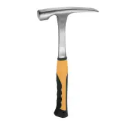 Rock Pick Hammer 32oz 13inch Flat Head Anti-Slip Geology Hammer Brick Pick