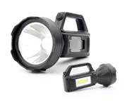 IPX5 Portable Aluminum Alloy Flashlight USB Rechargeable Electric Torch for Camping Hiking