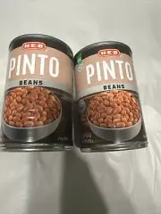 2 HEB PINTO BEANS 15.5 oz