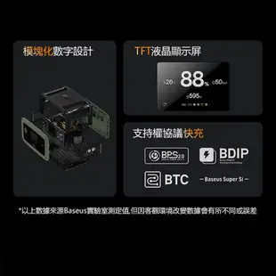 Baseus倍思 220V能量棧戶外數字儲能行動電源600W BPE60A