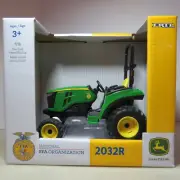 Ertl John Deere 2032R Utility MFD Tractor National FFA 1/16 JD-45791-1HE-B