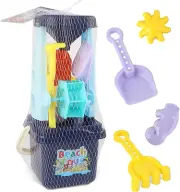Beach Sand Toy Set, Kids Beach Sand Kit Shovel Bucket Molds Garden Sandpit Toy -