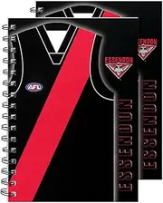 Essendon Bombers Wire Bound A5 Notebooks