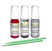Touch-Up Paint Set Suitable For RENAULT, 719 RUBY RED + Clear Coat + Primer
