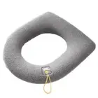 Winter Washable with Handle Toilet Seat Cover Pad Closestool Mat Cushion