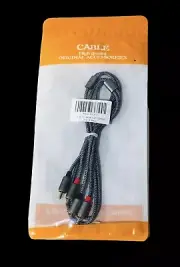 Audio GF RCA Interconnect Cable 1 Pair Gray 1.2M Factory Sealed NEW
