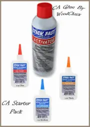Stick Fast CA Cyanoacrylate Glue Kit Thin Medium Thick Activator Free Shipping