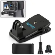 360 Degree Rotation Backpack Mount for Gopro Dji Xiaoyi & Other Action Cameras