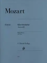 Mozart Piano Pieces Selection Henle Urtext Advanced Solo Sheet Music Book