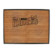 Screw Lab Safety Want Super Powers - Funny Novelty Doormat Man Cave Floor mat