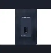 Crestron MP-WP162-W Media Presentation Wall Plate - DisplayPort, White