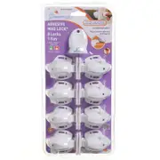 Dreambaby Child Safety Adhesive Mag Lock - 8 Pack