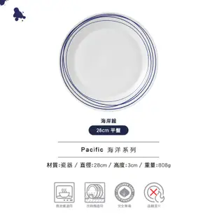 【英國Royal Doulton】皇家道爾頓 Pacific海洋系列 28cm平盤-共3款《WUZ屋子》餐盤 圓盤 平盤