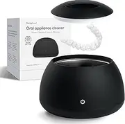 Zima Dental Pod | Ultrasonic Retainer Cleaner Machine | Aligner, Nightguard, Mouth Guard, Denture Cleaner (Jet Black)