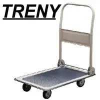 在飛比找momo購物網優惠-【TRENY】荷重90kg 活動摺疊式載物車(6735)