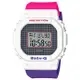 【CASIO 卡西歐】BABY-G 經典數位顯示電子女錶 樹脂錶帶 防水200米(BGD-560THB-7)