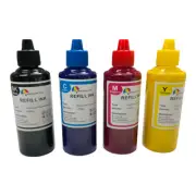 Refill Pigment Ink for HP 65 65XL Black Color Ink Cartridge Deskjet 3752 3755