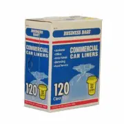 4 Pack Institutional Trash Bags, Clear, 33-Gal., 120-Ct. 618632