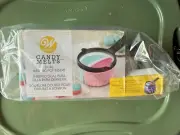 Wilton Candy Melting Pot W/Dual Silicone Inserts, One Full One Divided