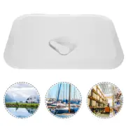 White 270x375mm Deck Access Hatch & Lid Marine Boat RV Caravan ABS Hatch AU
