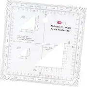 Style UTM/Coordinate Scale – Map Reading and Land Navigation – Topographical, Protractor and Grid Reader