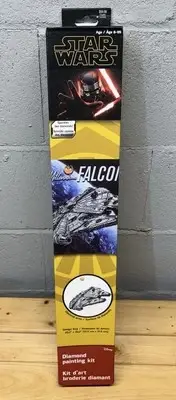 Disney Diamond Dotz Painting Kit Star Wars Millenium Falcon Kit New