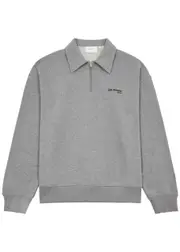 Axel Arigato Remi Half-zip Cotton Sweatshirt - Grey - M M