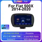 For Fiat 500X 2014-2020 Multimedia Stereo Player Car Radio GPS Navigator CarPlay