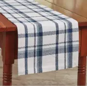 Canton Blue White Check Plaid Table Runner Park Designs Country Cottage Beach
