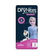 Huggies DryNites Girl 4 - 7 Years 9 Pack