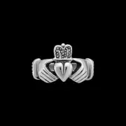 Sterling Silver Claddagh Promise Ring